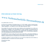 Energieversorger Rheinland GmbH (EVR) Netzabmeldung