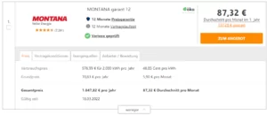 Alternative zu EnergieDienst AG NaturEnergie - Verivox