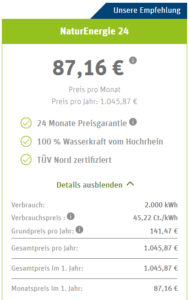 EnergieDienst AG NaturEnergie
