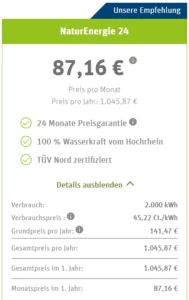 EnergieDienst AG NaturEnergie