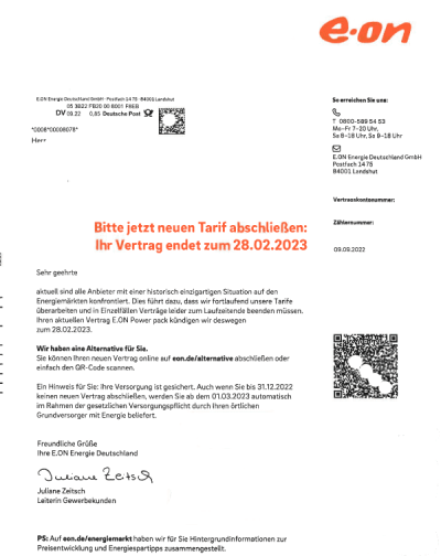 Eon Preiserhöhung Strom 2022