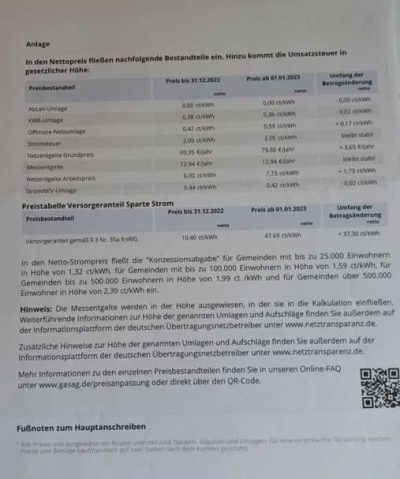 GASAG Preiserhöhung Strom