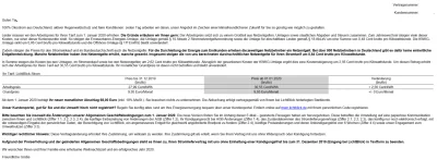 Preiserhöhung lichtblick