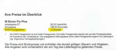 Stadtwerke München Preiserhöhung trotz Preisgarantie