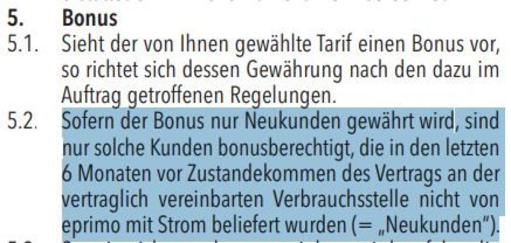 Strom Neukunde - eprimo