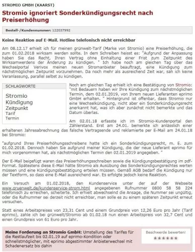 Stromanbieter kündigen - Stromio Sonderkündigungsrecht