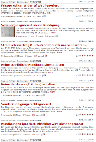 Voxenergie erfahrungen Beschwerden 3