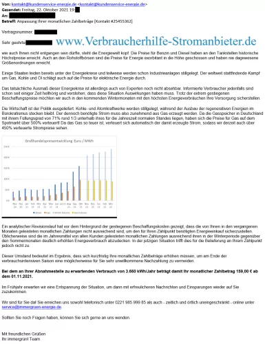 immergrün Abschlag erhöht