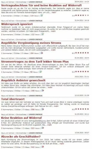 lekker energie erfahrungen