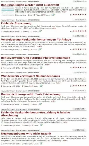 wunderwerk neukundenbonus bonus verweigert